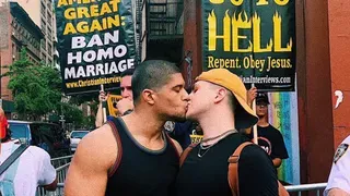 Out AEW Wrestler Anthony Bowens Shuts Down Trolls with Legendary Portrait of Love
